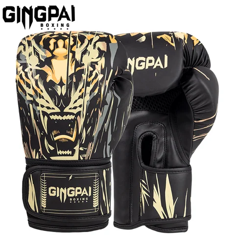 Thickened Breathable Wear-Resistant Boxing Gloves Dual-Density Shock-Absorbing System Sparring Sandbags Combat Training Gloves