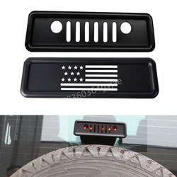 Car Tail Rear Brake Light Lamp Cover Trim Frame Aluminium Alloy For Jeep Wrangler JK 2007-2016 Exterior Accessories