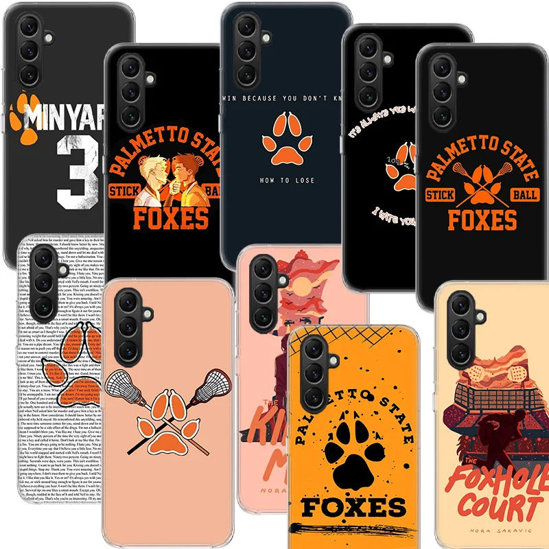 Andreil All for the Game Palmetto State Foxes Phone Case Samsung A02S A03S A13 A23 A33 A52S A12 A22 A32 Galaxy A51 A71 A41 A21 A