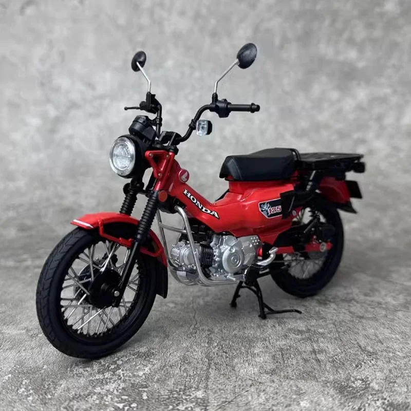 

1:12 HONDA Trail CT125 Hunter Cub Alloy Racing Motorcycle Model Diecasts Street Sports Motorcycle Model Simulation Kids Toy Gift