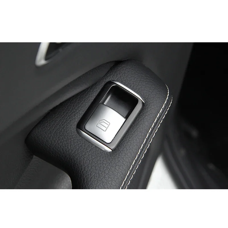 For Mercedes-Benz A B C E CLA GLA ML GL GLK GLE GLS Class 14X Window Lift Button Sequins Trim Car Interior Accessories