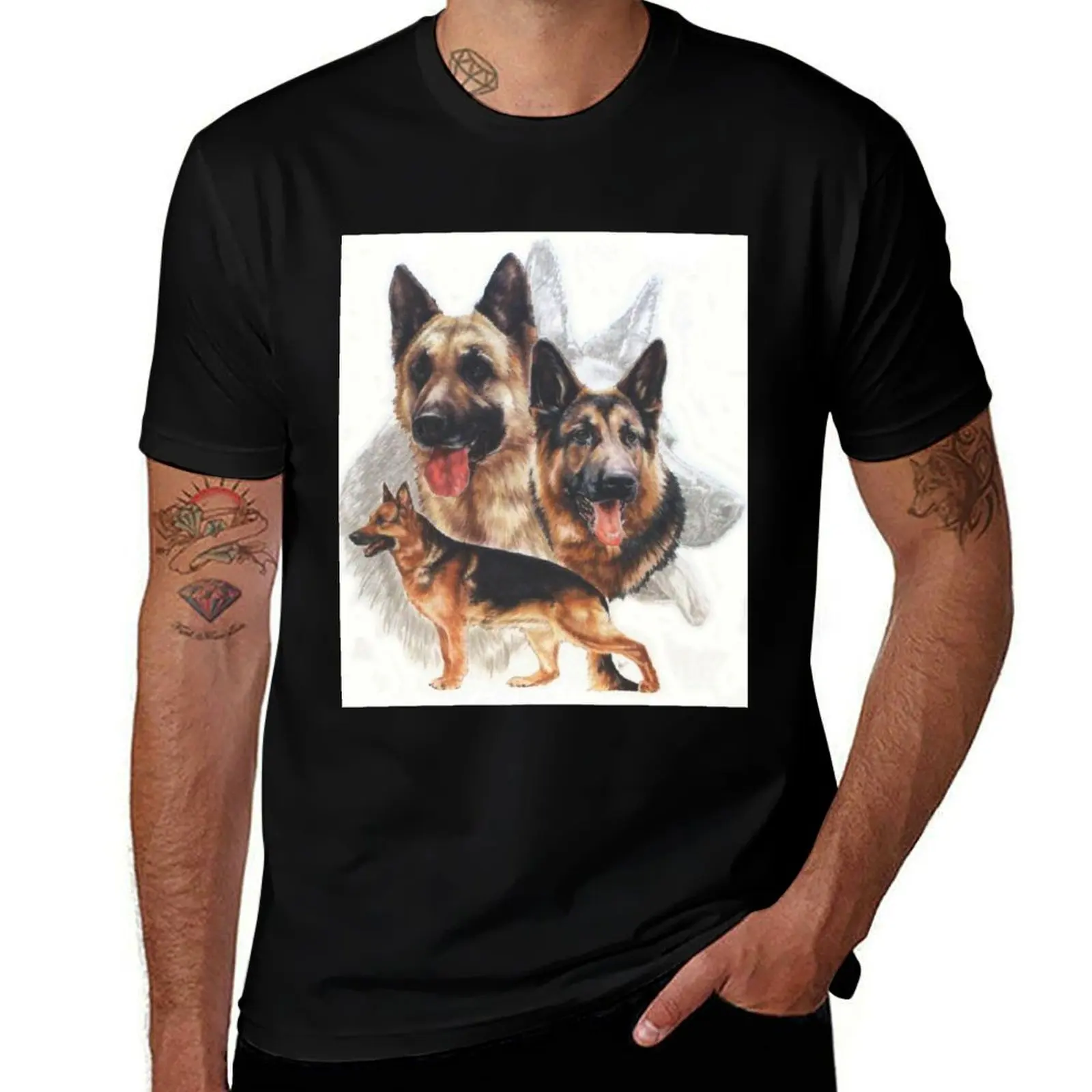 man t g t German Shepherd t shirt designer printed men shirts Grouping for man man for T-Shirt shirts