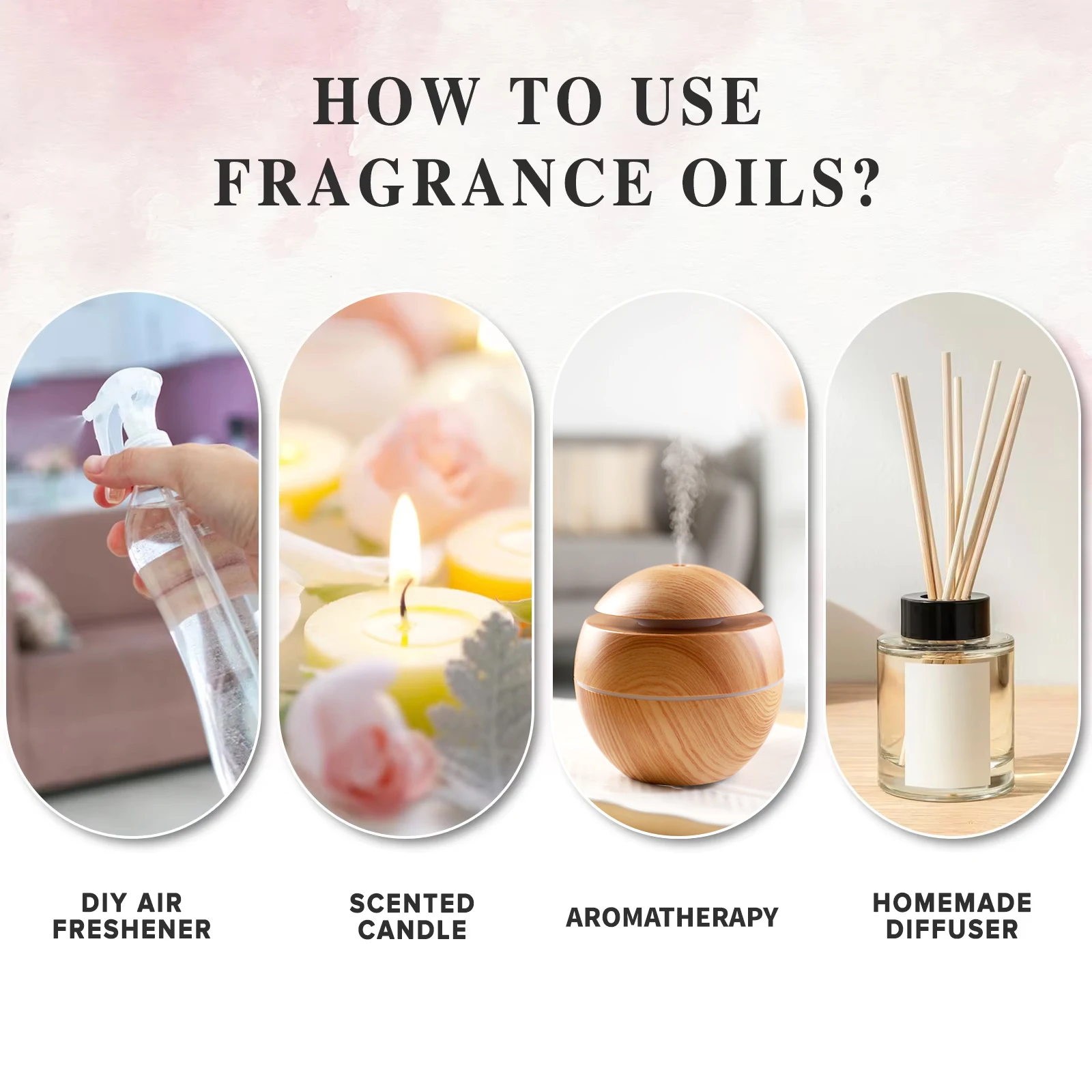 PHATOIL 100ml Fragrance Oils for Aromatherapy & Diffuser Strawberry Cherry Coconut & Vanilla Fragrance Oils For Candle Making - view 6