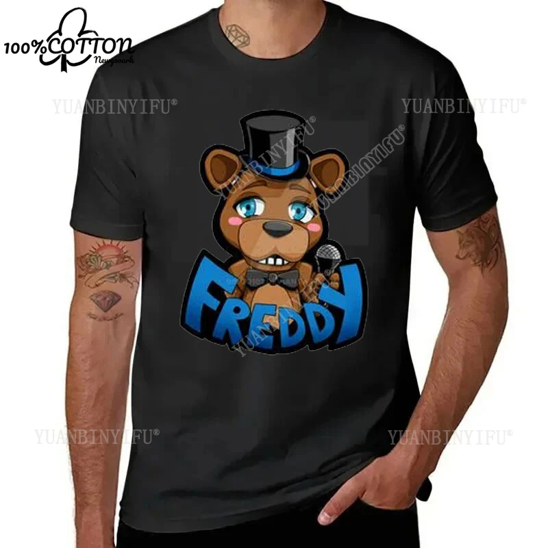 

Harajuku, Лидер продаж, классическая футболка Fnaf 2, милая Атроника, хлопковая рубашка унисекс, свободная уличная одежда с принтом, хипстерская уличная мода