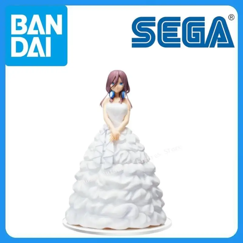 In Stock Genuine SEGA Gotoubun No Hanayome  Nakano Miku SPM Figure Hanayome Ver Anime Figure Garage Kit Anime Cartoon Kawaii