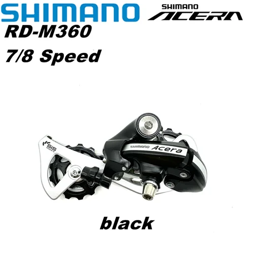 Imagen 2 del producto Shimano-desviador trasero para bicicleta de montaña, accesorio para bici de montaña, RD-M360, 7/8S, para Acera, 3x7S, 3x8S, 21S, 24S, M360