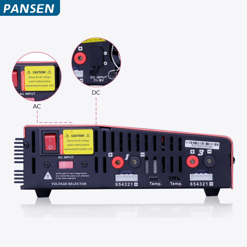 EV-Patricia-Déchargeur Eousl avec écran LCD numérique, chargeurs pour drones modèles, peut charger quatre batteries au lithium 6s, CQ3, 100W