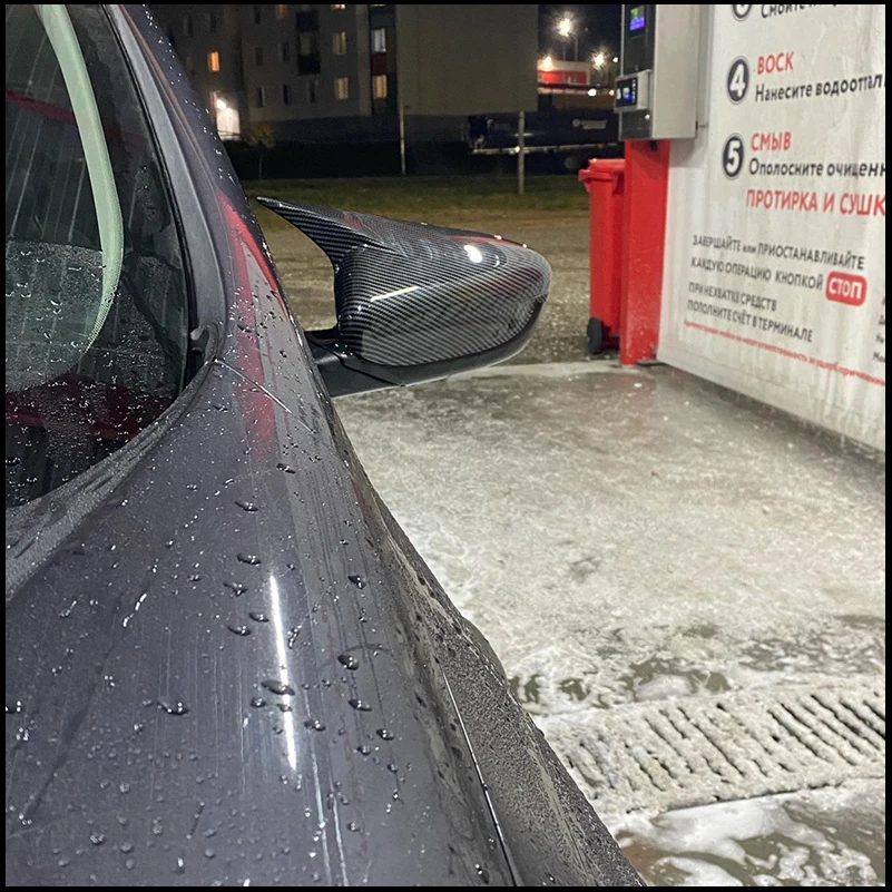 

Car Styling For KIA Seed 2013-2017 Rearview Mirror Cover Cap Trim Decoration With Horn Trim Auto Parts Accessories