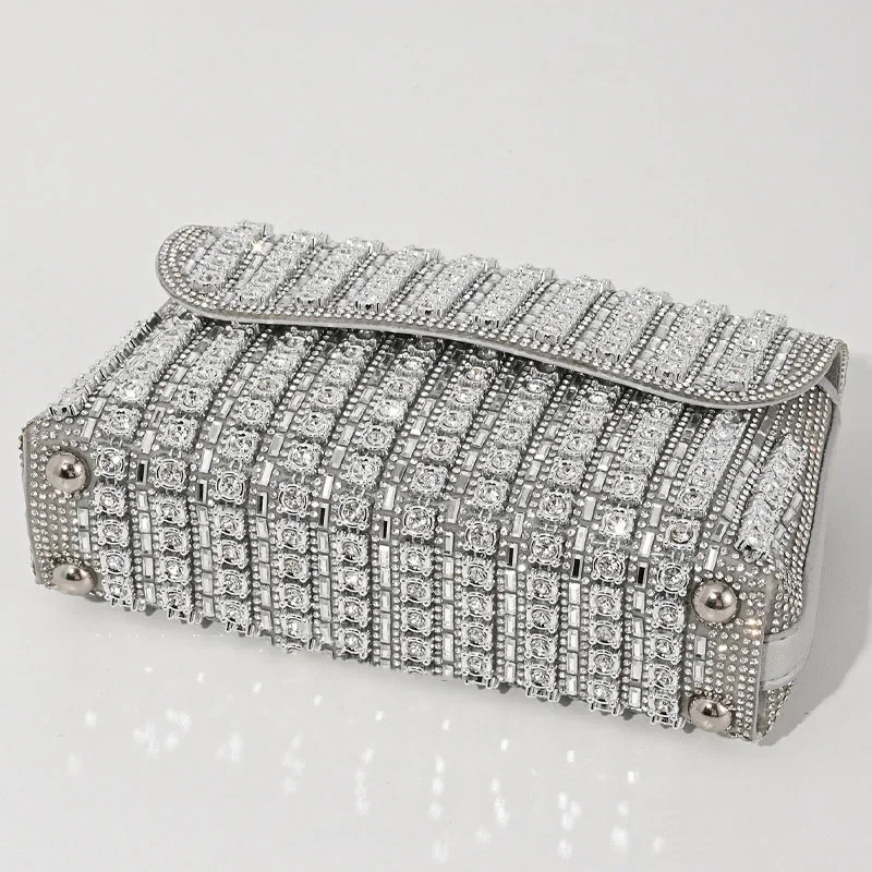 

Luxury Handbags For Women Elegant Chain Shining Shoulder Bag Female Party Evening Clutch Bag Purse