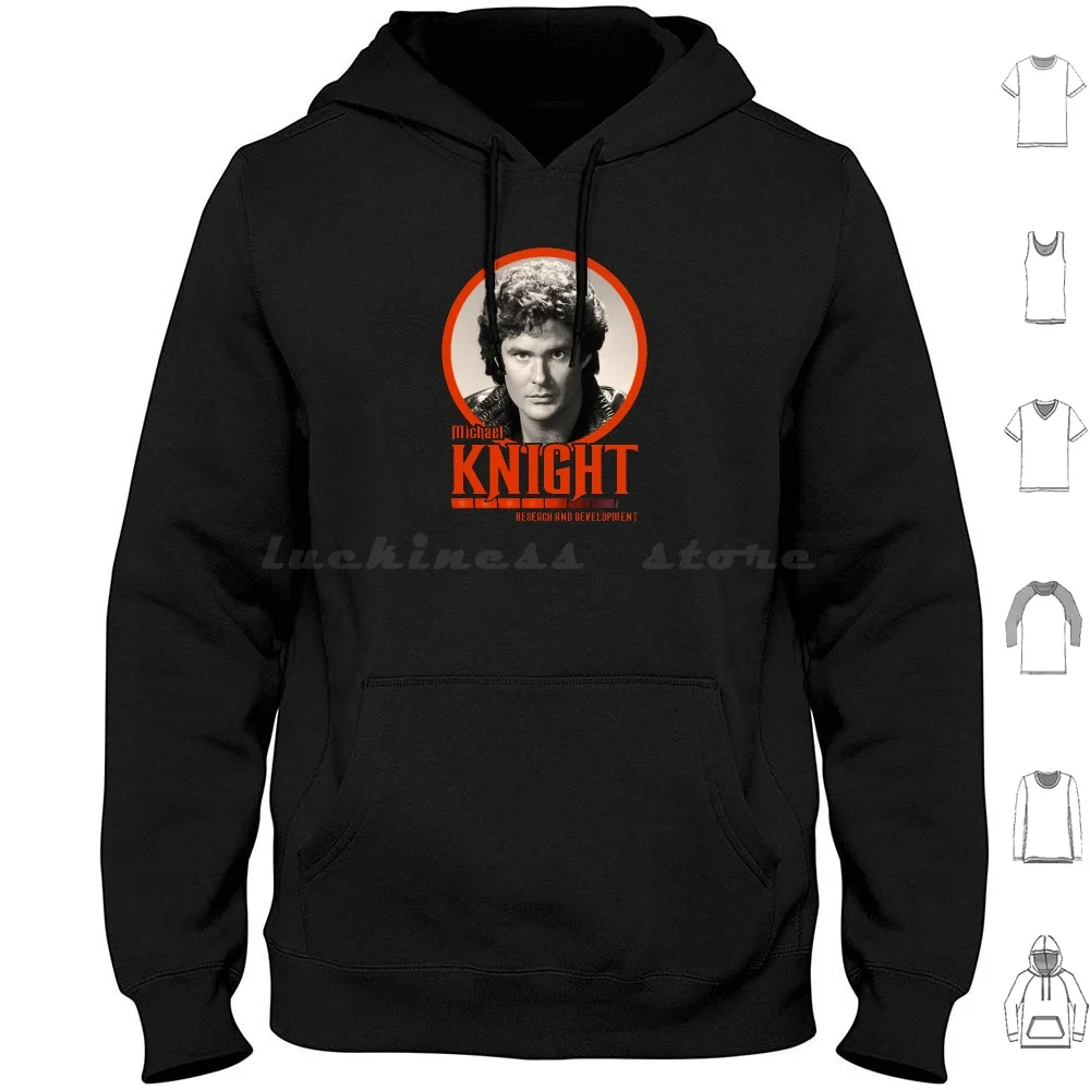 Knight Rider Kitt sudaderas con capucha de manga larga Knight Rider 80s Kitt Retro Knight David Hasselhoff Rider Car Geek Michael