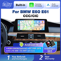 12.3'' Android 14 Carplay Touch Screen For BMW 5 Series E60 E61 2005-2012 Car Radio Player Stereo GPS Navigation 4G Android Auto