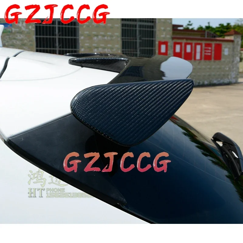 Carbon Fiber Exterior Rear Spoiler Tail Trunk Boot Wing Decoration Car Styling For Mazda 3 Axela Hatchback 2014 2015 2016 2017