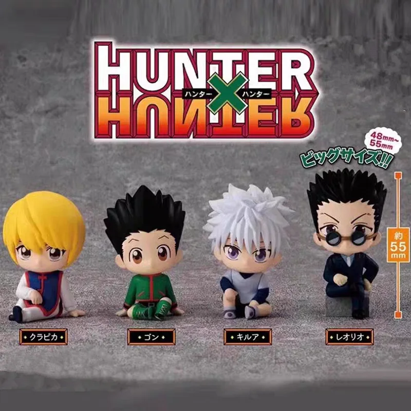 

Hunter X Hunter Sitting Squad Chibi Mystery Blind Box Figure Set Chillua Chibi Figure Anime Collectible Model Desktop Decor Gift