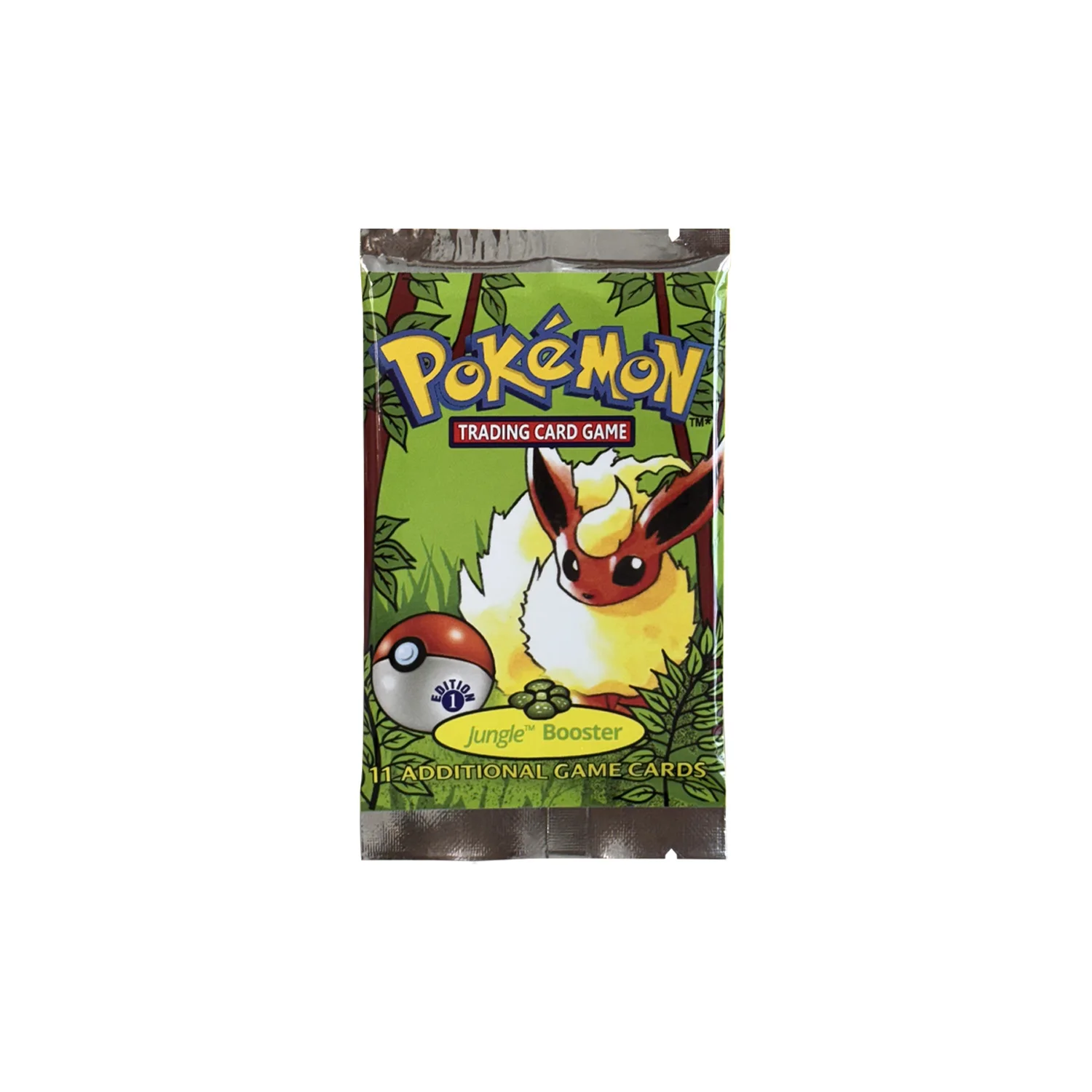 Pokémon Cards 1st Edition Jungle Booster Foil 36 Packs PKM Proxy Card Trading Game Card Board Game Whole Set Collection Card Toy