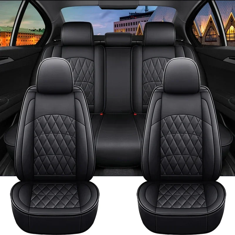 

Full Coverage Universal Pu Leather Car Seat Covers for Jetour T2 Traveler Dashing 2023 2024 X70 X70 Plus Car Accessories