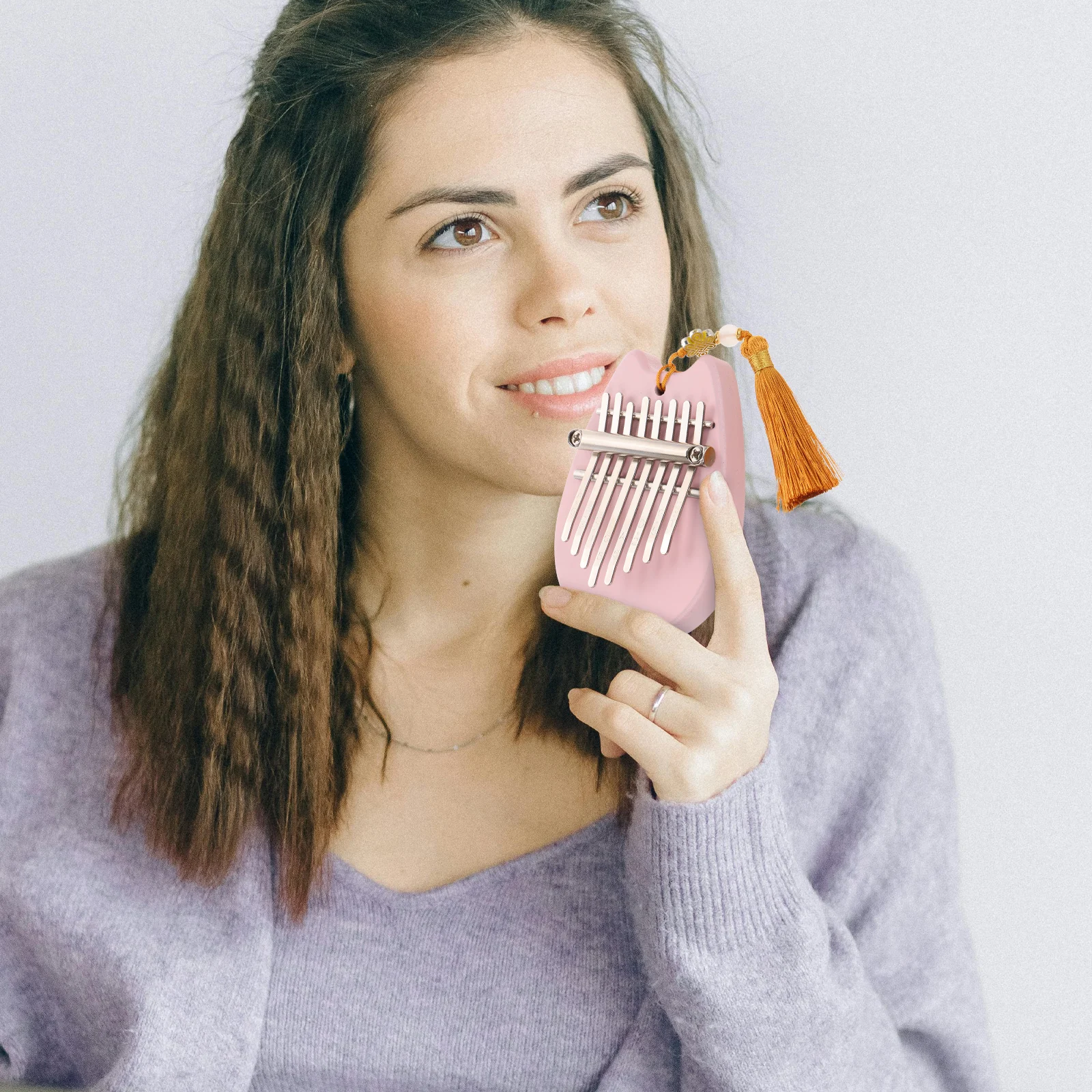 อะคริลิค มินิคาลิมบา แอมป์เปียโนนิ้วหัวแม่มือ รูปหมีน่ารัก พกพาสะดวก เหมาะสำหรับผู้เริ่มต้น เสียงหลากหลาย