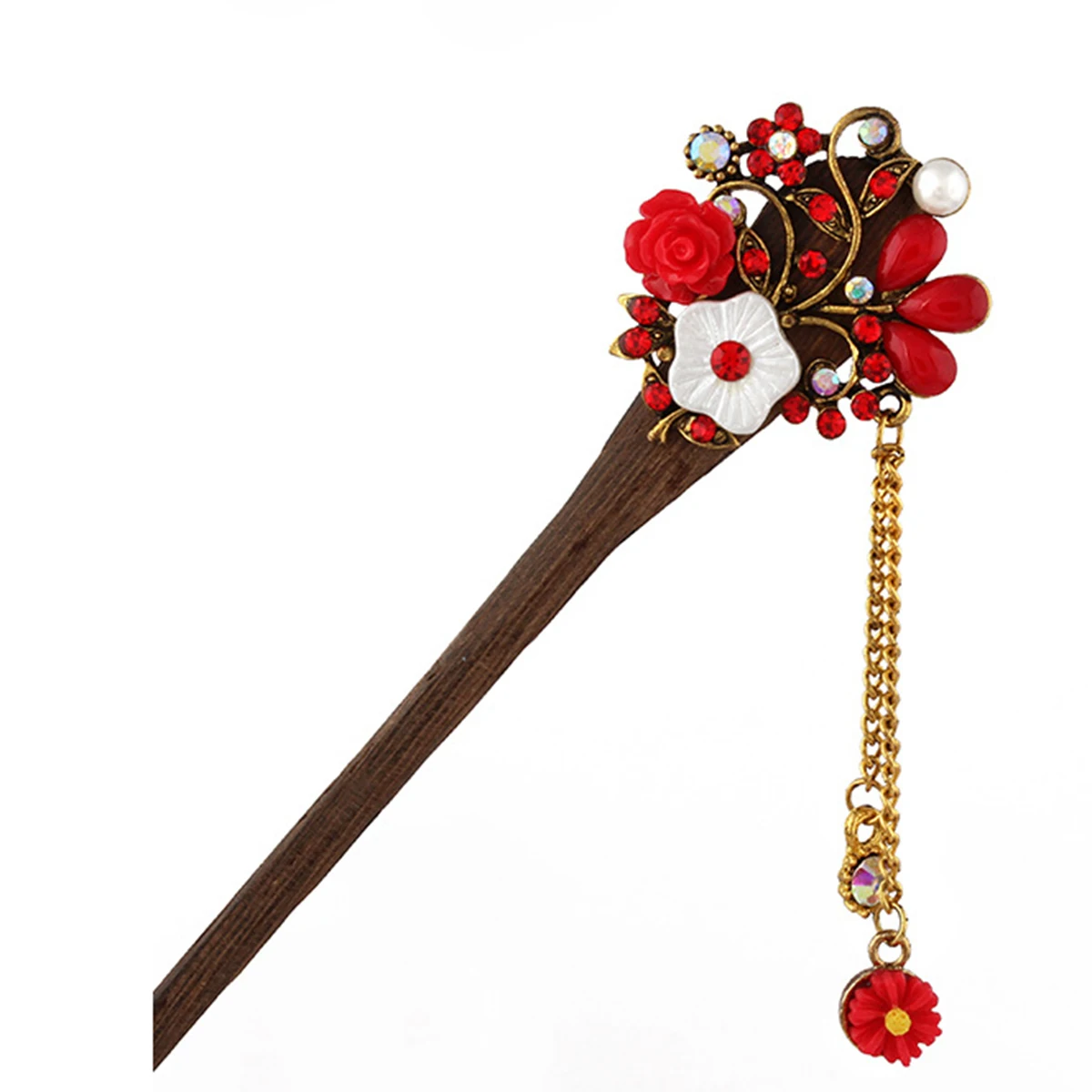

Classical Hair Vintage Wooden Stick Purple Retro Vintage Hair Stick Women Traditional Hairstyle Bridal Party Elegant