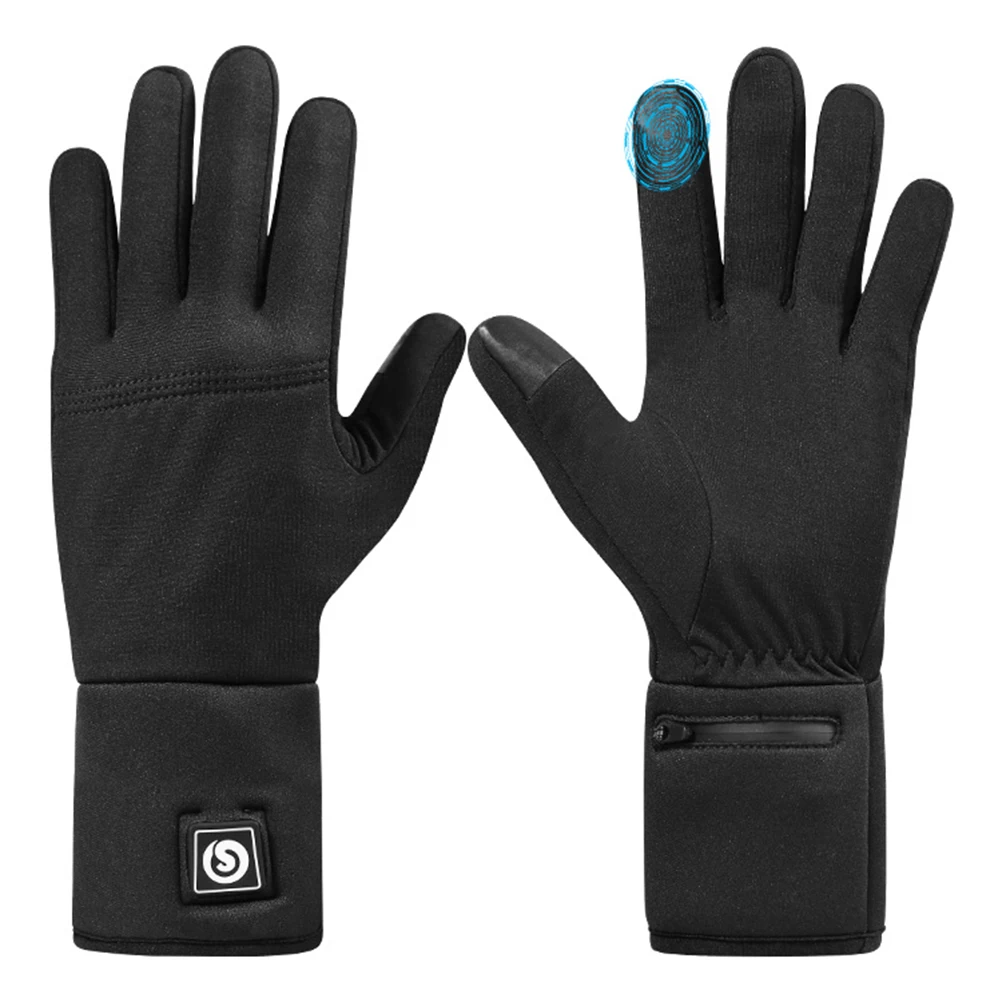 Savior-guantes calefactados de invierno, 2200 MAH, para motocicleta, moto de nieve, a prueba de viento, batería de reciclaje, calentador de esquí táctil, cubierta de dedos