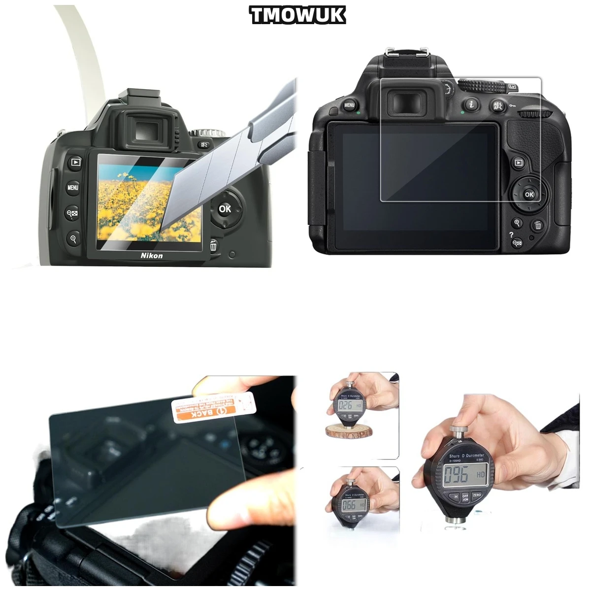 

For Nikon D5300 D54 D5500 D5300 D5600, Reliable 9H Tempered Glass Shield Against Scratches