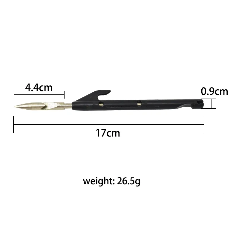 Bold and Longer Fishing Slingshot Special Dart Metal Dart Head Removable Strong and Durable Fish Shooting Darts Fishing Tool