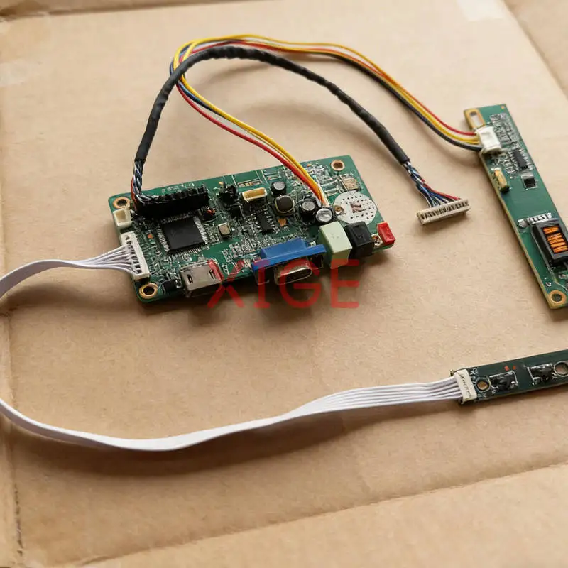 For QD12TL01 LP121WX1 QD12TL02 LTD121EXVV LCD Screen Drive Controller Board DIY Kit 1280*800 1280x800 20Pin LVDS 1-CCFL VGA+HDMI