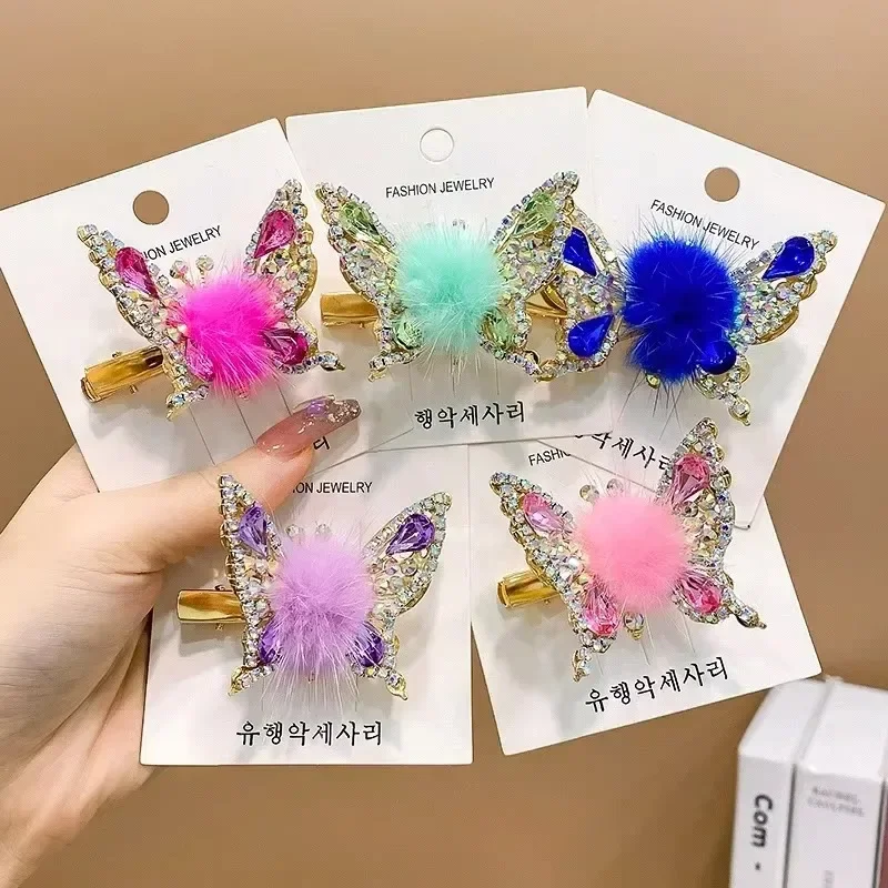 

Hair Accessories for Girls Butterfly Kids Bows Haar Clip Pins Pince Cheveux Cute Bands Star Barette Cheveux Fille Korean