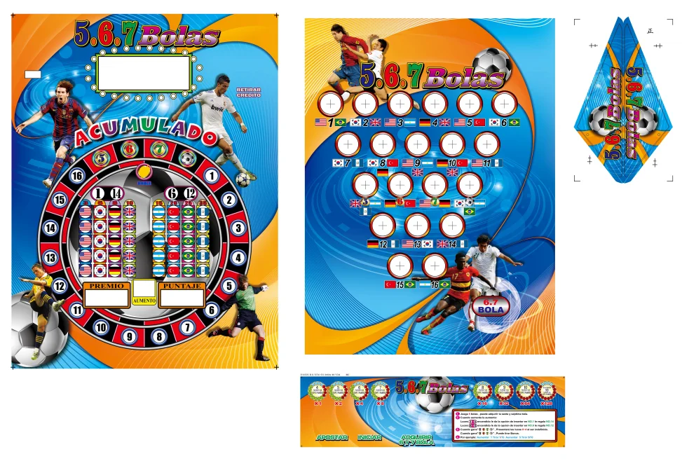 Высокое качество 5,6,7 шариков с монетоприемником, игровой автомат для пинбола