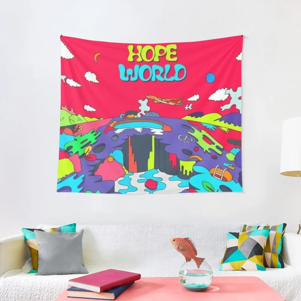 

hope world Tapestry Decorations For Your Bedroom Wall Decor Hanging Wallpapers Home Decor Tapestry