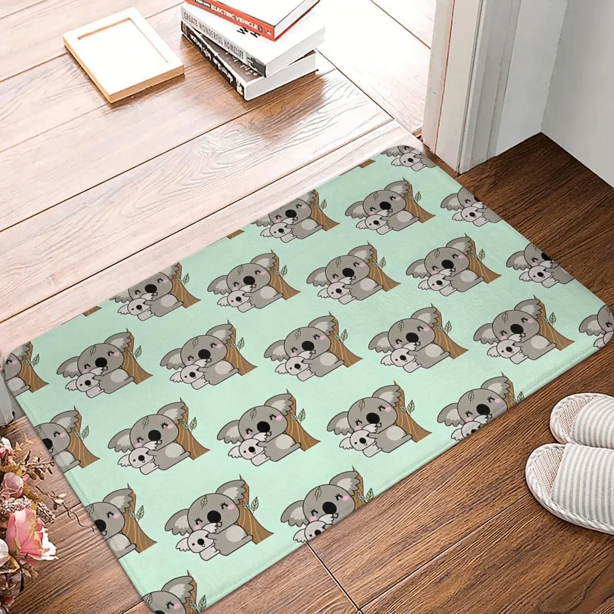 Koala Australian Animals Bath Mat Mother And Baby Doormat Kitchen Carpet Entrance Door Rug Home Decoration