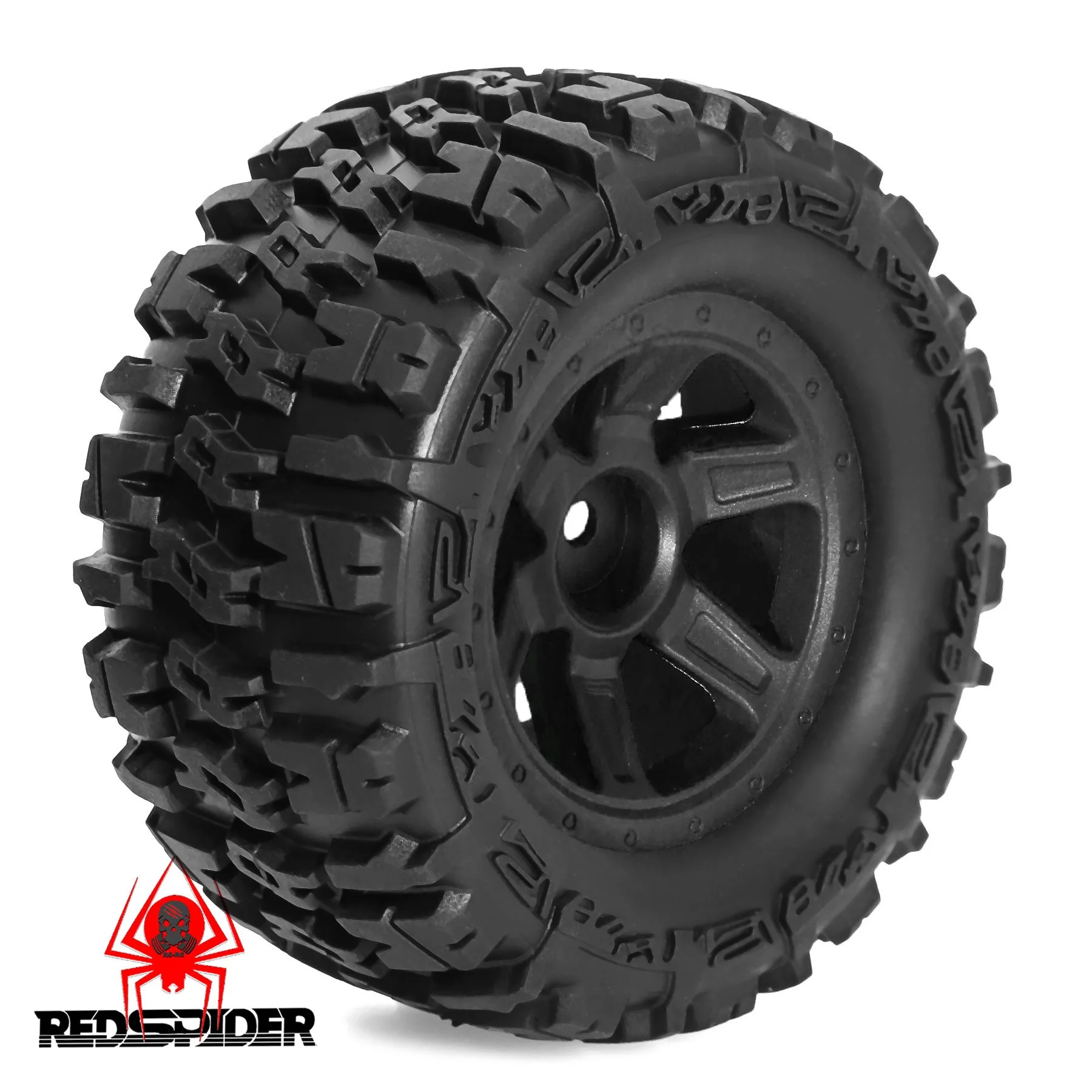 4 Uds. De neumáticos de camión monstruo RC de 90mm, ruedas hexagonales de 12mm para Traxxas e-revo MJX 16207 16208 1/16 HBX, piezas de mejora, Buggy todoterreno