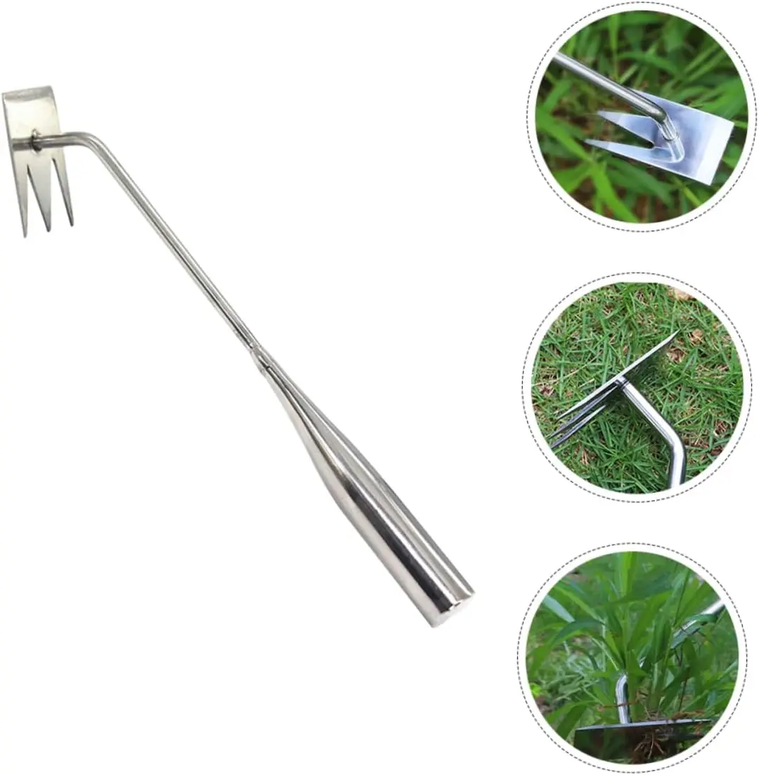 

Pulling Tool Weeder Tool for Garden Manual Hand Weeder Weeding Fork Tool Removal Garden Weeding Removal Puller Garden Tool Weed
