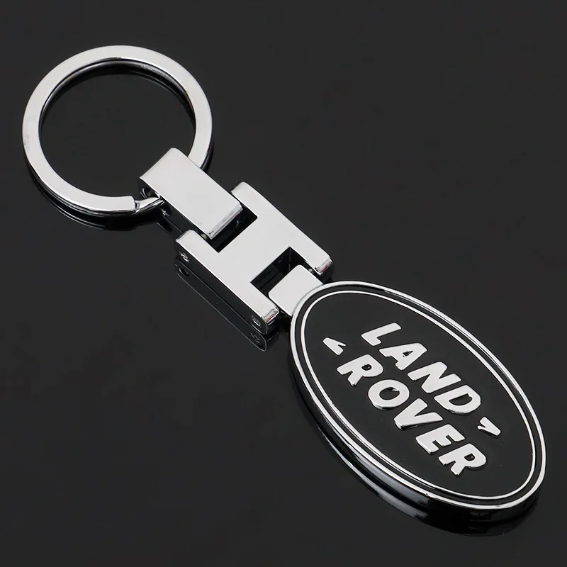 For Land Rover Discovery 3 4 Vogue Velar Freelander 1 2 SVR Evoque Car styling 3D Metal Key Rings Keychain Decoration Accessorie