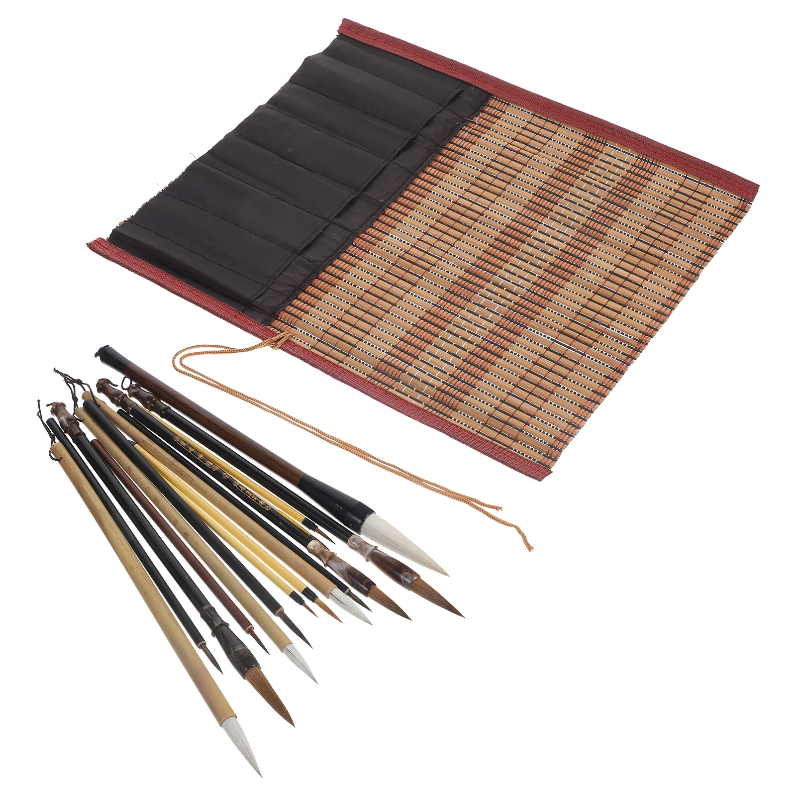 1 Set Of Chinese Calligraphy Brush Set Fine Tip Traditional Painting Writing Tool For Artistic Creation Lightweight Portable