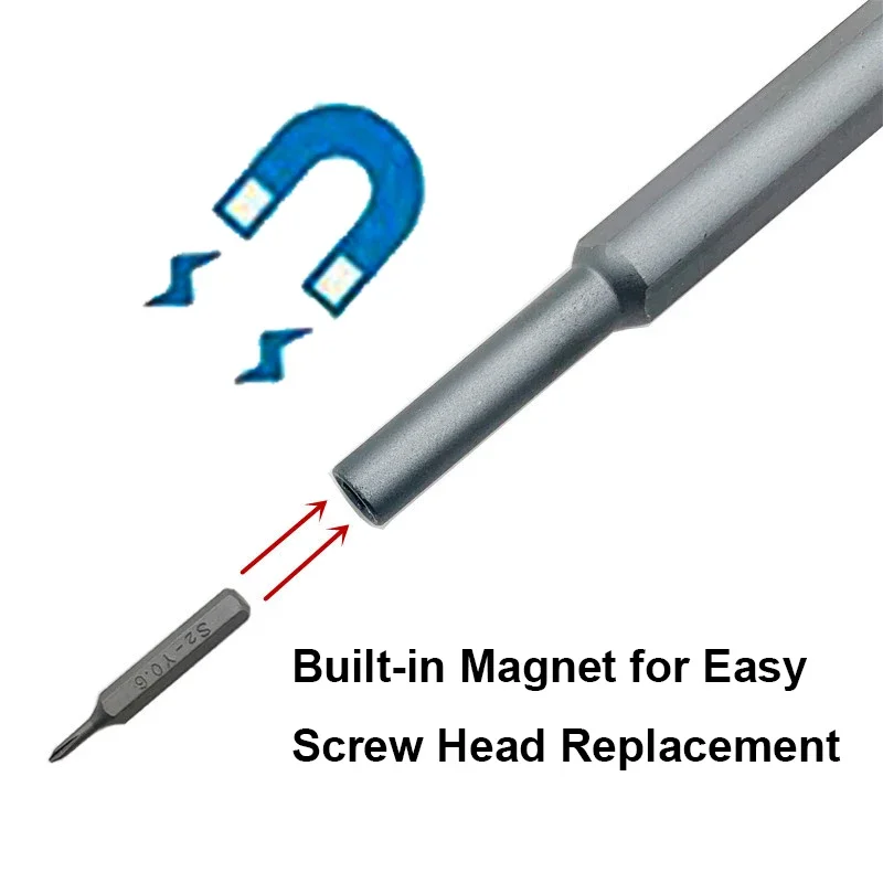25-in-1 Magnetic Precision Screwdriver Set Multi-Functional Repair Toolkit for Phones Watches Laptops Portable Mini Screwdrivers