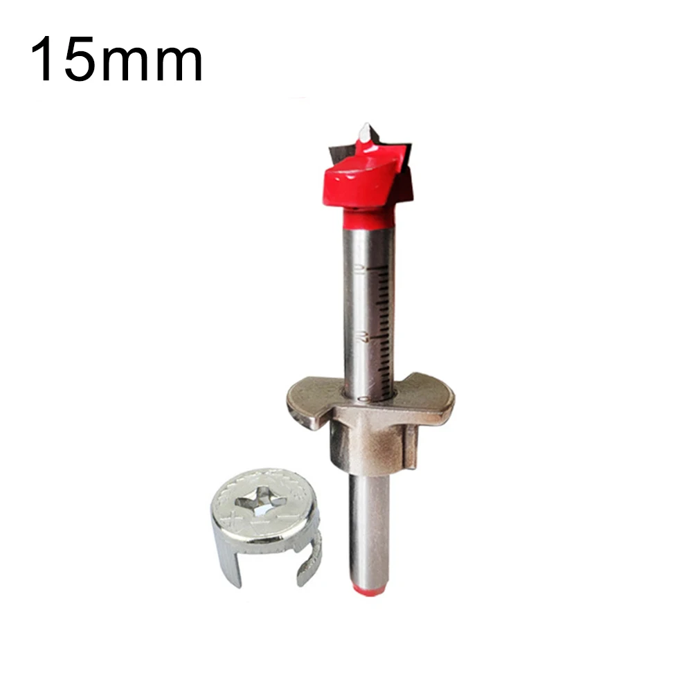 

8mm Shank Countersink Drills Bit Woodworking Router Bit Adjustable With Limiter Steel Adjustable Length