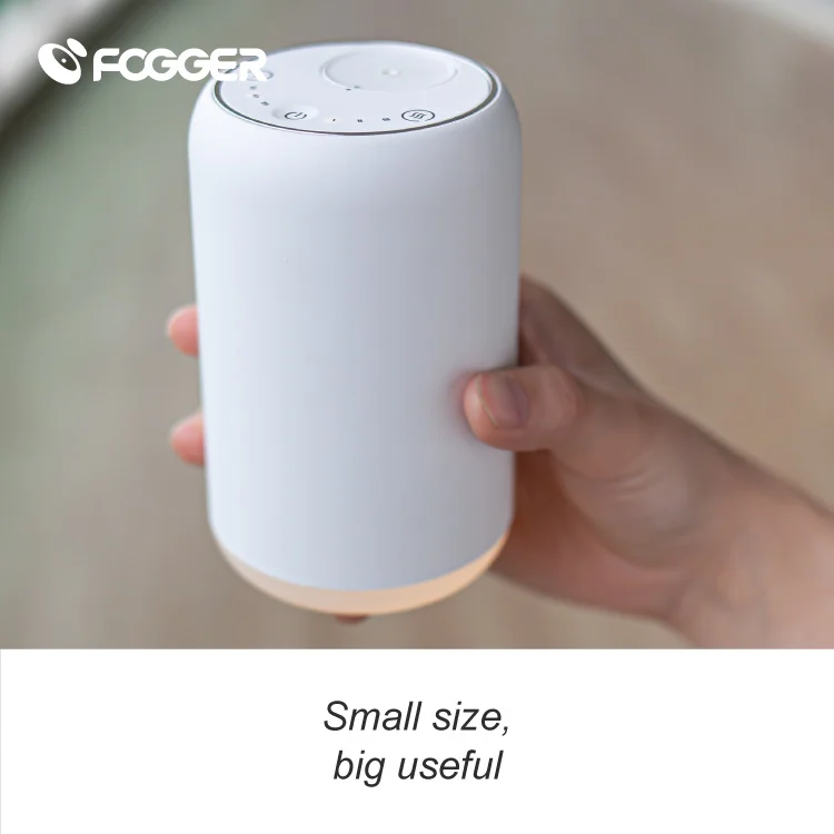 Wireless Pure Waterless Type-C Rechargeable Car Cool Aroma Smart Air Purifier Ultrasonic Smart Car Aroma Diffuser