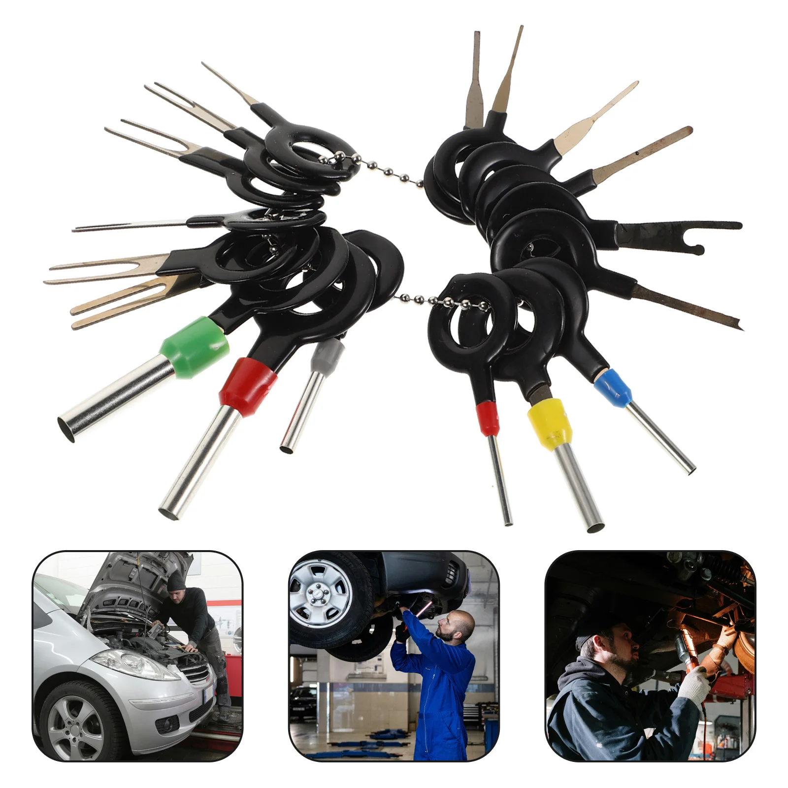 

18pcs Pin Extractor Tool Set For Electrical Wire Connector Removal, Connector Pin Tool, Terminal Removal Tools, Car Terminal