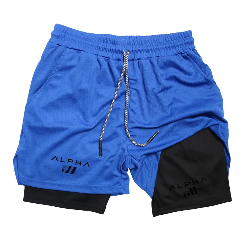 2024 Men\'s Running Shorts Jogger Sports Shorts MensCompression Casual Shorts Fashion Men Clothes Gym Fitness Training Shorts