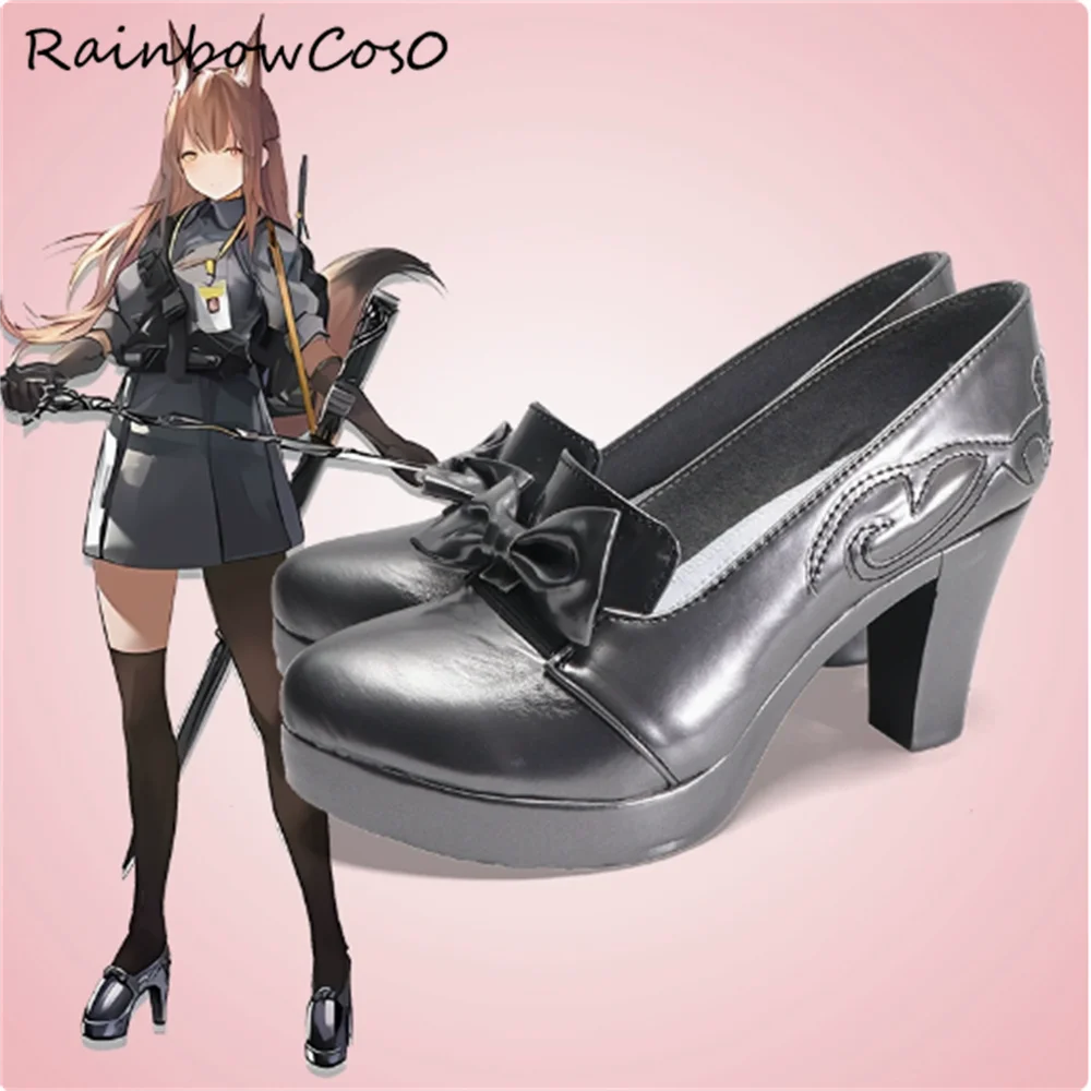 

Franka Arknights Обувь для косплея Сапоги Игра Аниме Вечеринка Хэллоуин Рождество RainbowCos0 W4439