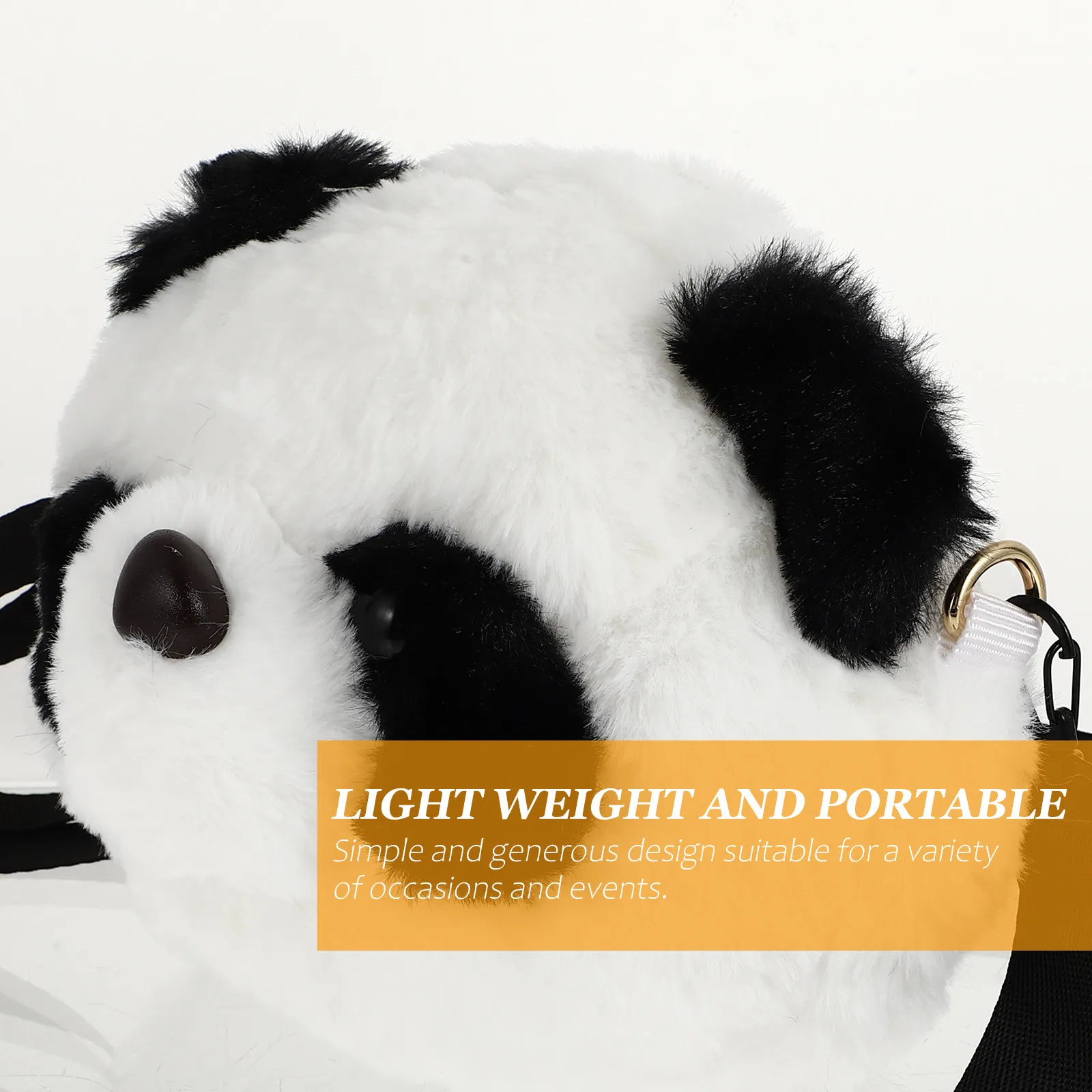 

Сумка для хранения в форме панды, легко носить с собой, портативная, легкая, модная женская сумка для покупок, пляжа, путешествий, школы, офиса