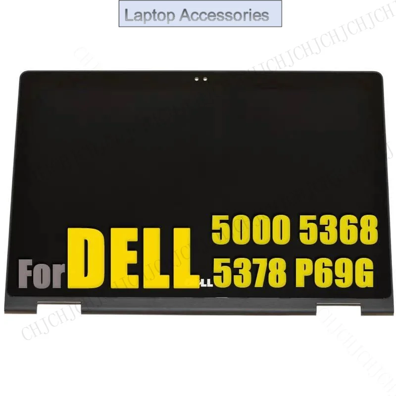 

13,3 "для DELL Inspiron 13 5000 5368 5378 5379 p69g ЖК-экран + сенсорный дигитайзер в сборе + рамка B133HAB01.0 NV133FHM-N41 A11