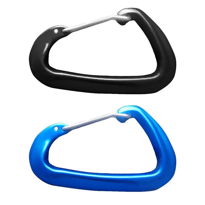 

Key Chain Clip Hook Aluminum Spring Carabiner Keychain Clip Multipurpose Buckle Climbing Accessories For Backpacking Outdoor
