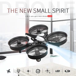 2.4G 6-axis remote-controlled mini drone JJRC H36 quadcopter 4CH one click return 360 ° pattern rolling headless mode toy drone