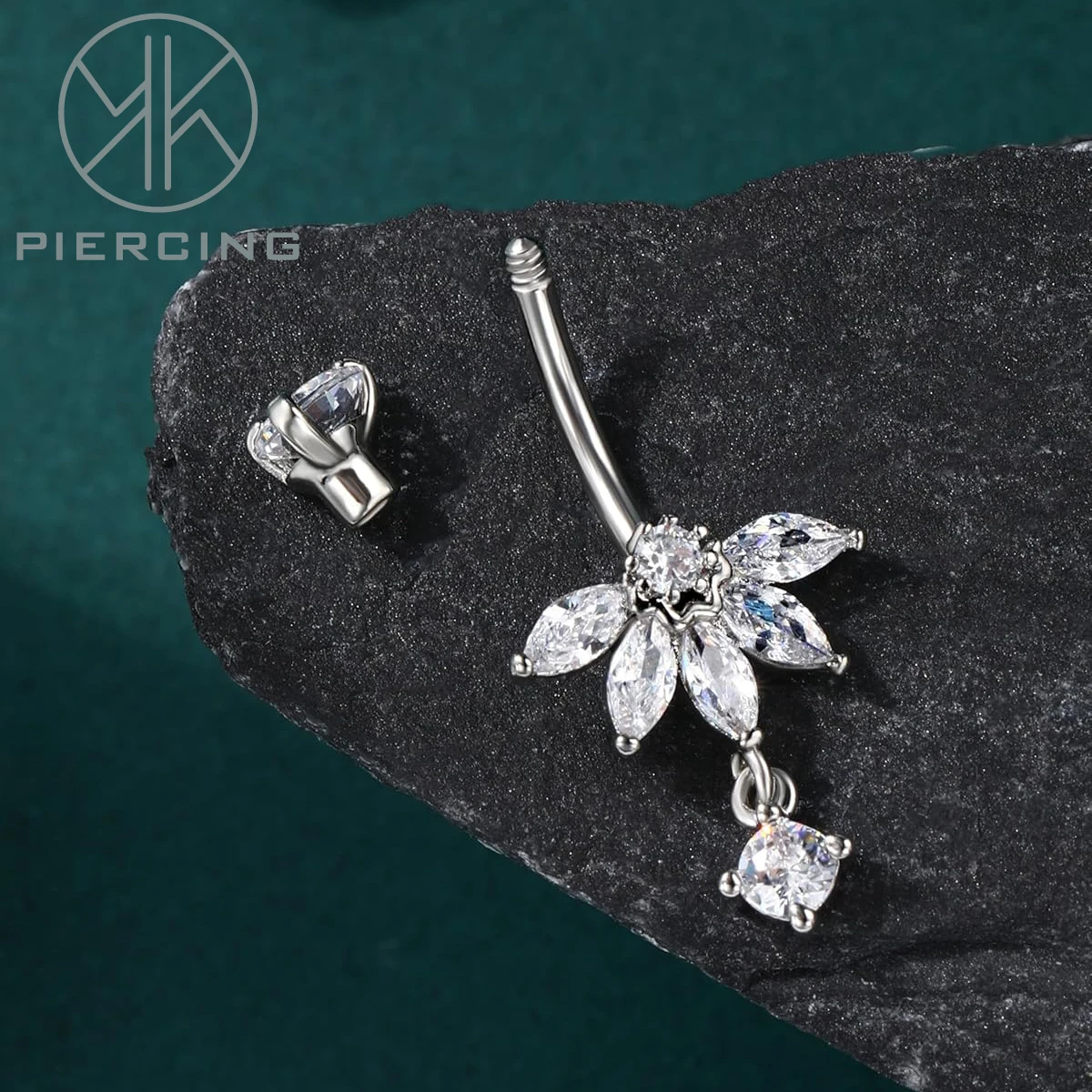 Lotus-design CZ anelli del bot - Belly Bar Titanium recensione e prezzo