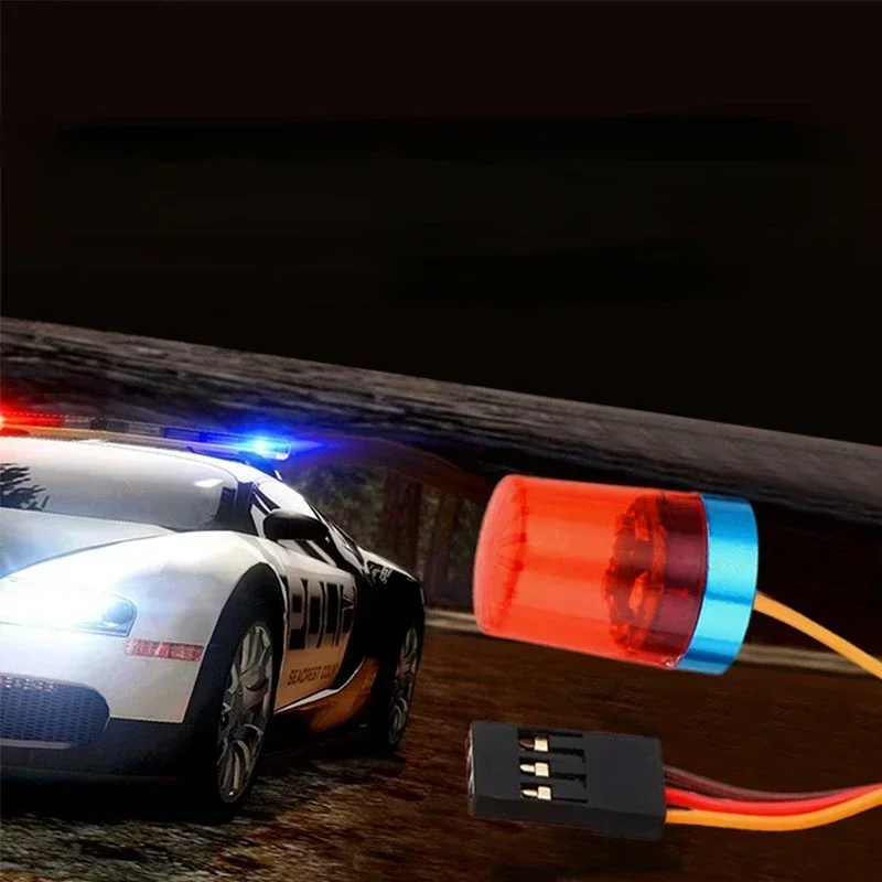 Luz de engenharia de carro rc, cintilação giratória, respirar para crawler 1/10 1/14 tamyia caminhão basculante deriva trx4 trx6 scx10 scania actros