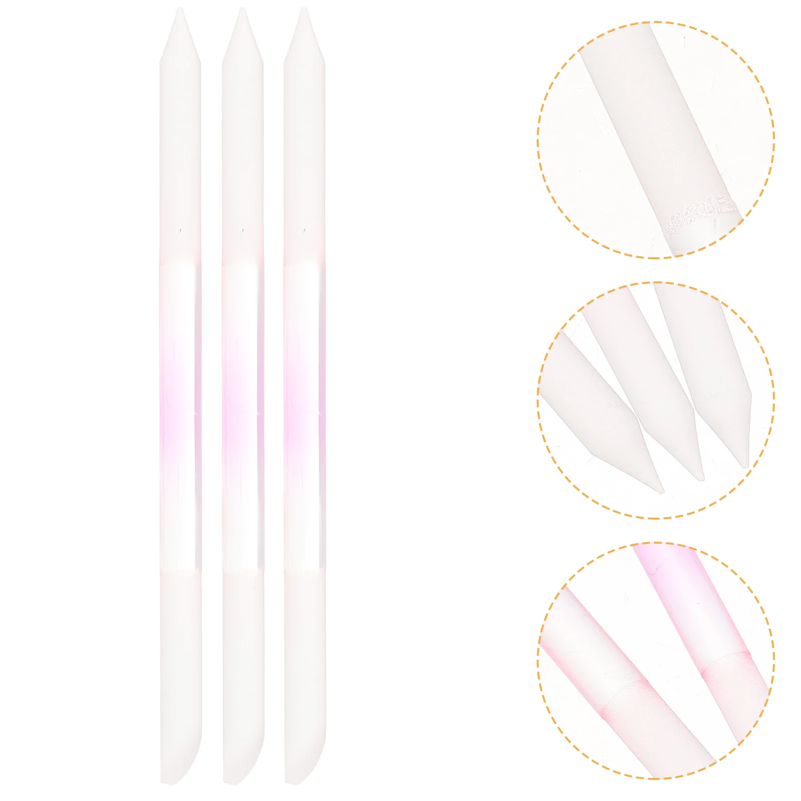 3 قطعة ملف الأظافر المزدوج الرأس الزجاج المحمولة أدوات مانيكير العملي شرائط تلميع الأظافر لوازم الصالون أدوات مانيكير