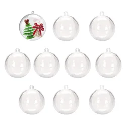 Transparent Craft Fillable Balls Plastic Home Decor Wedding Garden Christmas Tree Hanging Party Gift Box Decoration