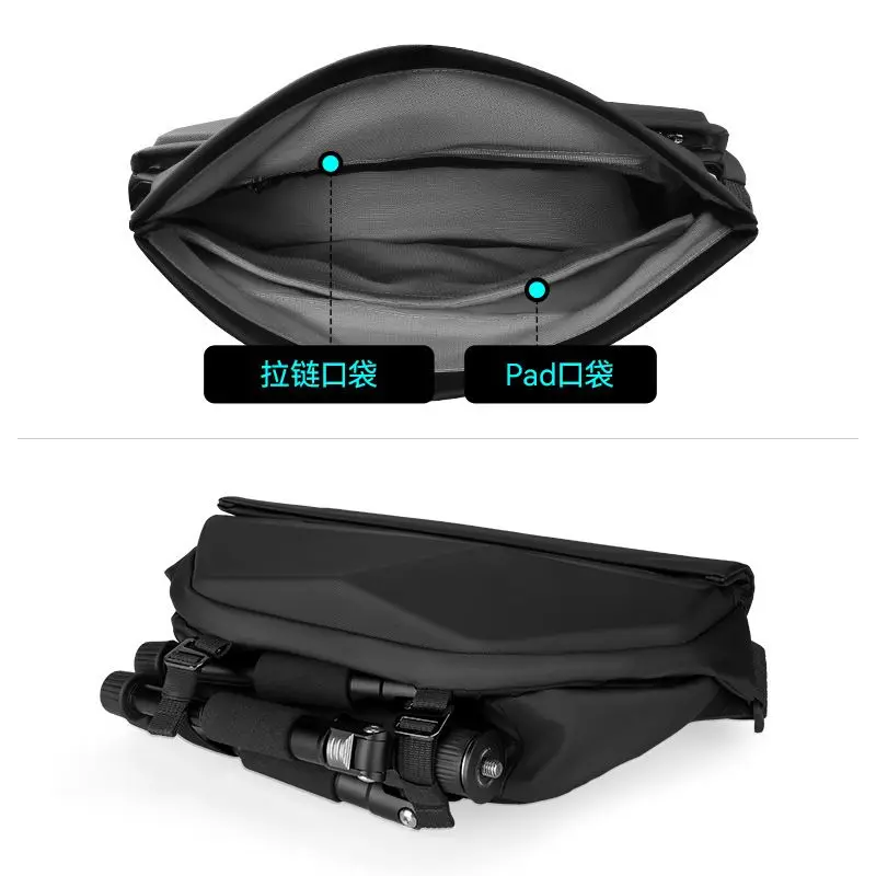 Mark Ryden Cycling Functional Work Clothes Bag Fashion  Men's Chest Cross Bag Waterproof Tablet Computer Bag Mobile Phone Bag