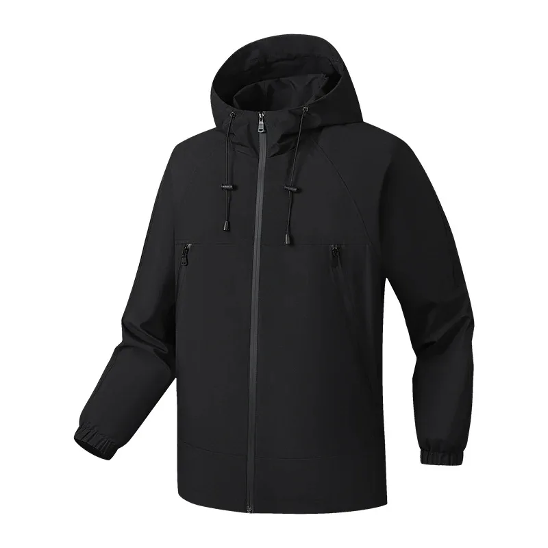 

Men's New Autumn Casual Windproof Hooded Windbreaker Outdoor Jacket Trendy Versatile Bottoms