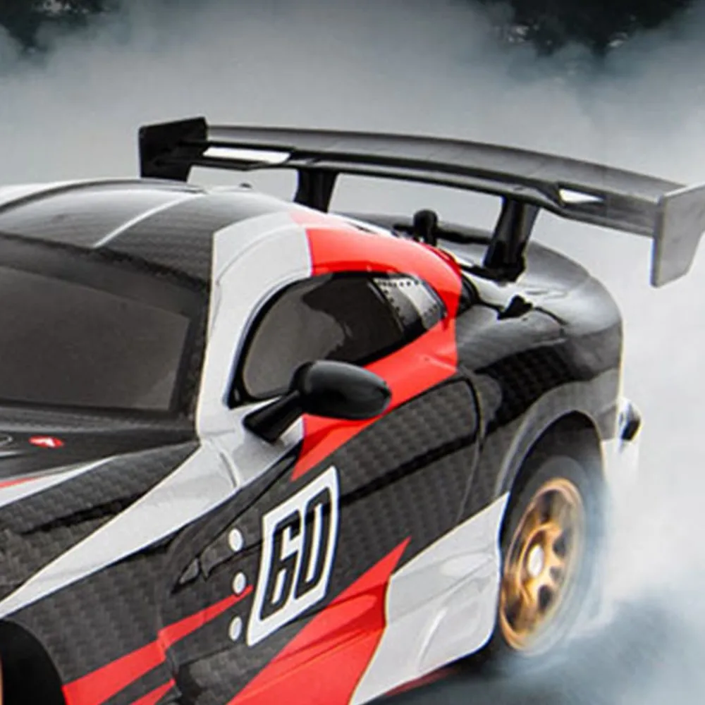 

1/16 RC Drift Car Q116 Wireless Control 4×4 Plastic Racing Vehicle Drifter with 370 Brushed Motor LED Lights Ready to Go Toy